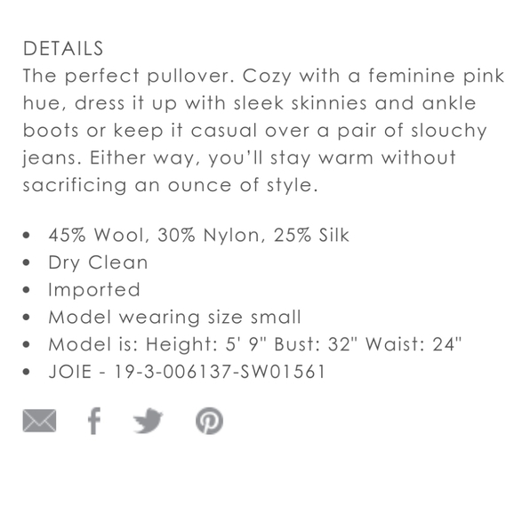 Joie | Baydon sweater | pink - Picture 5 of 8